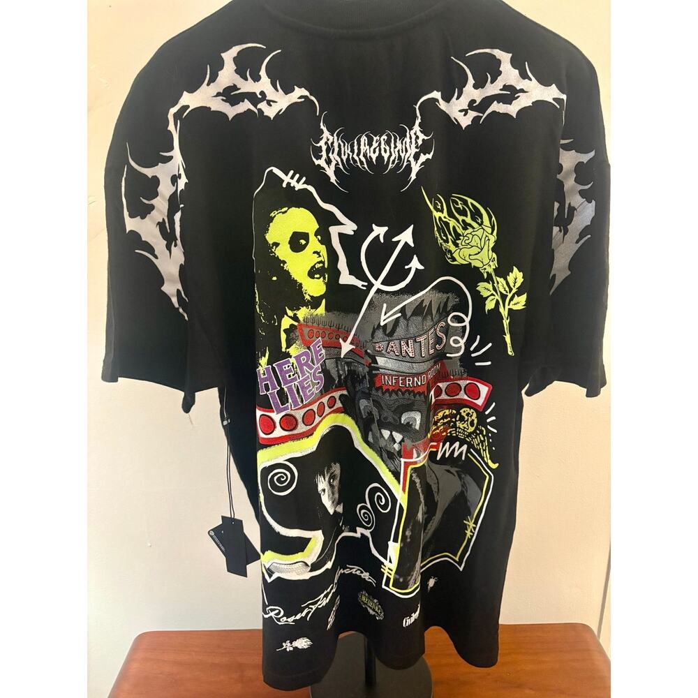 SZ M - NWT BLK BeetleJuice Civil Regime Tee